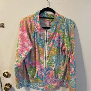 Lilly Pulitzer quarter zip size XL